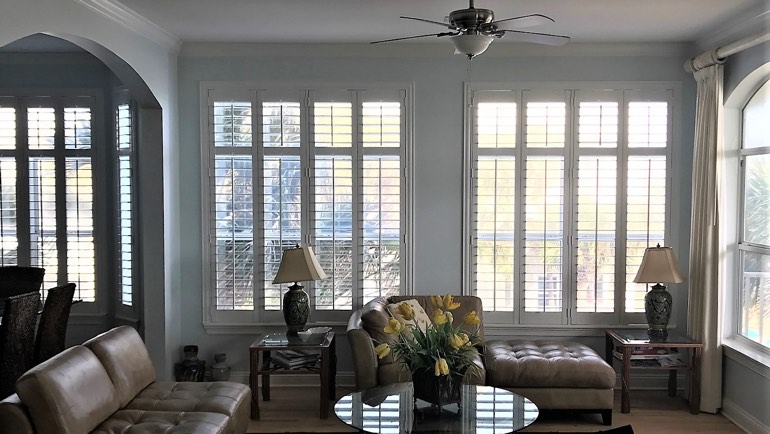 Tampa family room shutters
